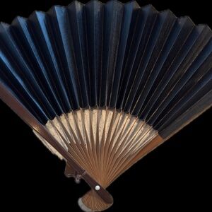 Handcrafted Japanese Fan with Natural Persimmon Tannin Finish